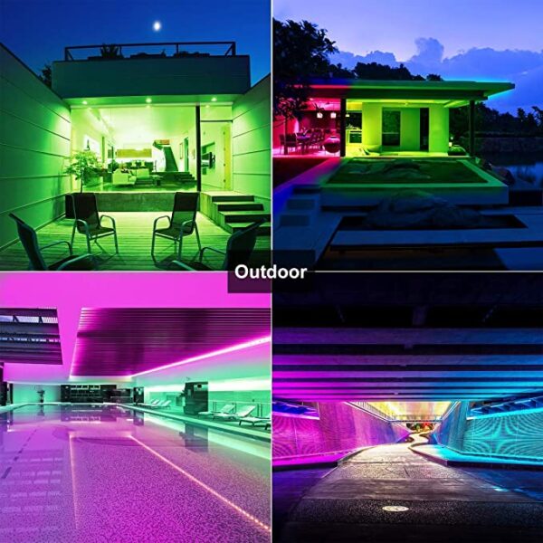 LED Strip Lights Waterproof 32.8ft, LED Tape Lights with Remote - Image 3