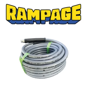 RAMP106-100: RAMPAGE 100" Smooth Gray 3/8" Single Wire 4300 PSI High Pressure Hose